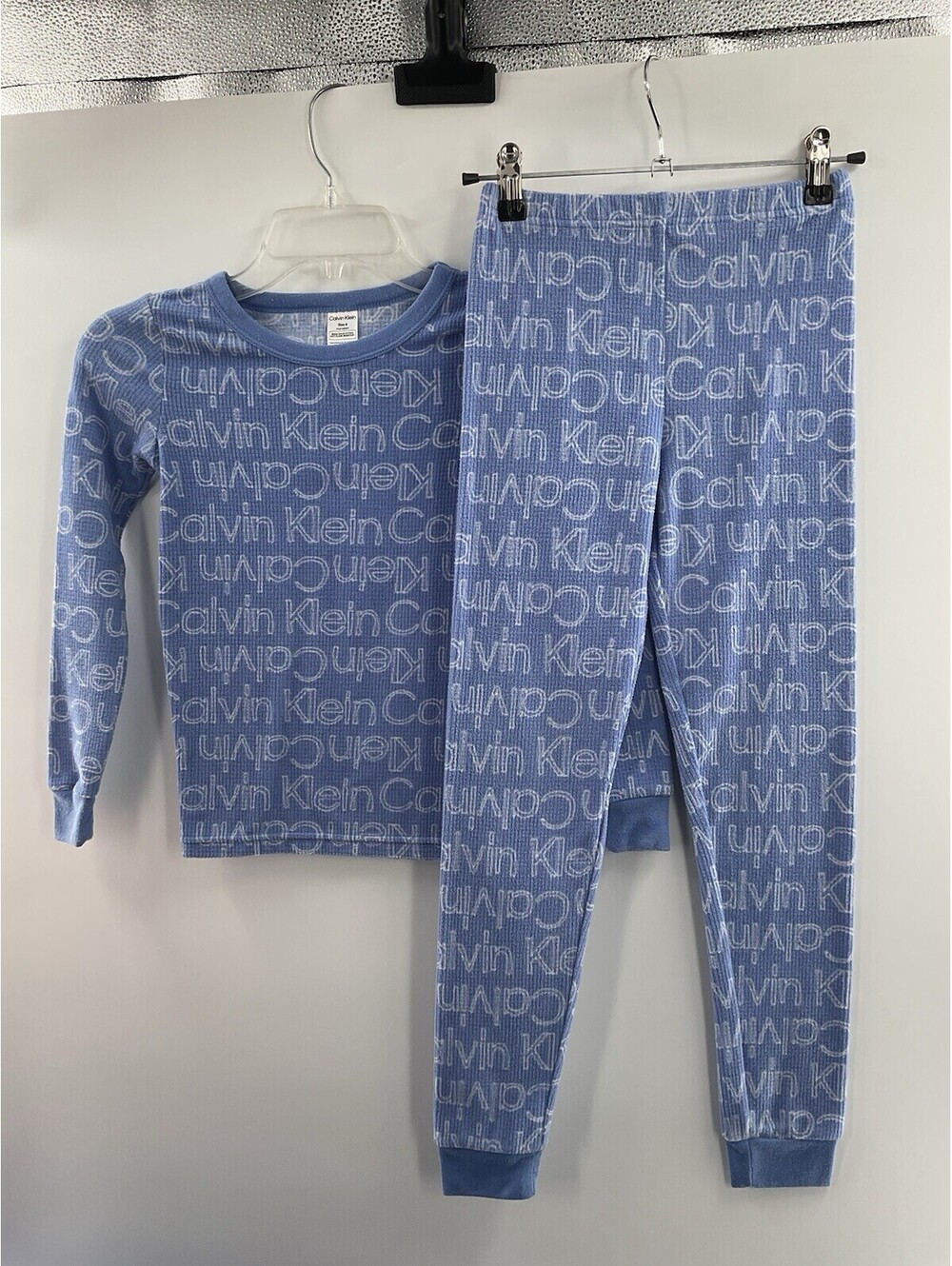 Calvin Klein Kids Pajama Set (QUANTITY 2 Pairs) Boys Size 8 Blue 005